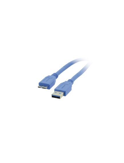 C-USB3/MicroB-3 USB-A (M) to USB-Micro B (M) 3.0 Cable, 0.9 m, Length: 1.8, 2 image