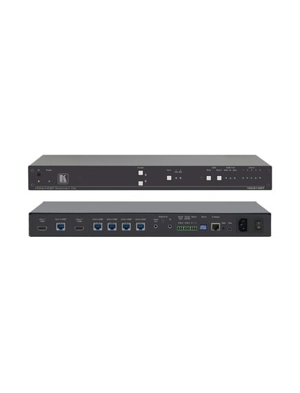 VM-214DT/110V 1:4+1 4K UHD HDMI and HDbaseT to HDBaseT Distribution Amplifier, 110V, Version: 110V