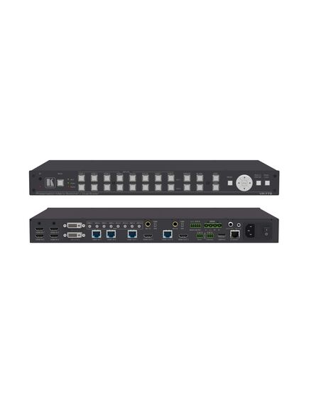 VP-778/220V 8-Input  4K30 UHD ProScale™ Presentation Matrix Switcher/Dual Scaler with Seamless Video Cuts, 220V, Version: 220V