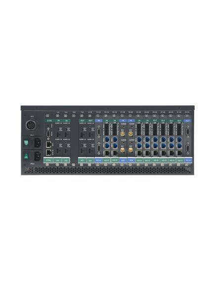 VS-34FD/STANDALONE 8K-Ready 34-Port Multi-Format Digital Matrix Switcher with Interchangeable I/Os, 2 image