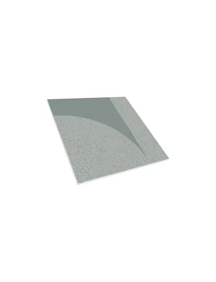 LP3-602A Acoustic Wall/Dropped Ceiling Panel, 60x60x2cm, PET, Dark Grey