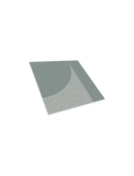 LP3-602B Acoustic Wall/Dropped Ceiling Panel, 60x60x2cm, PET, Dark Grey