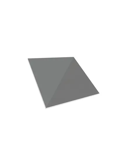 ECHO3-602C Acoustic Wall/Dropped Ceiling Panel, 60x60x2cm, PET, Grey