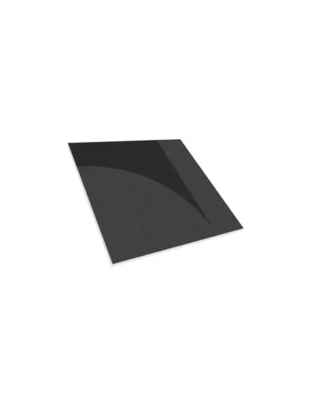 LP2-602A Acoustic Wall/Dropped Ceiling Panel, 60x60x2cm, PET, Black