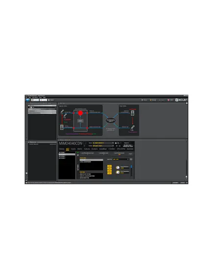 MIMO4040CDN Digital Matrix, 8xMIC/LINE Input, 8xLINE Output, 9 image