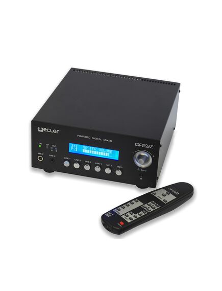 CA200Z Compact Digital Mixing Amplifier 2X70WRMS @4Ω with 2 Output Zones and 6 Audio Inputs