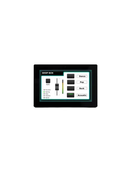 WPNETTOUCH Touchscreen Control Panel, 1xRJ-45 Port, PoE, 6W, 2 image