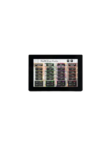 WPNETTOUCH Touchscreen Control Panel, 1xRJ-45 Port, PoE, 6W, 9 image