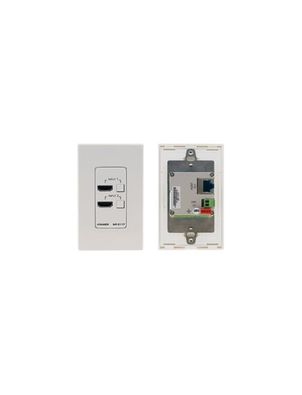 WP-211T/US(W/B) Wall-Plate Auto Switcher, White/Black, 5 V DC, Colour: Black, White, Version: US(W/B), 2 image