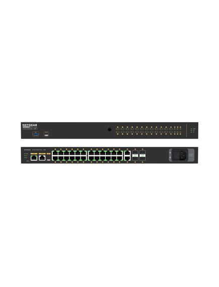 M4250-26G4F-PoE+/US Managed Switch, 64 Port, 300W, US, Version: US Version